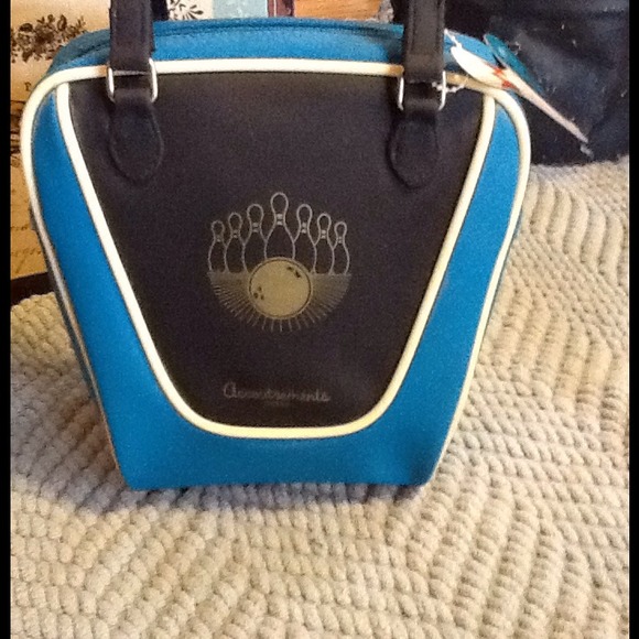 Bowling bag purse.  Cute and fun look