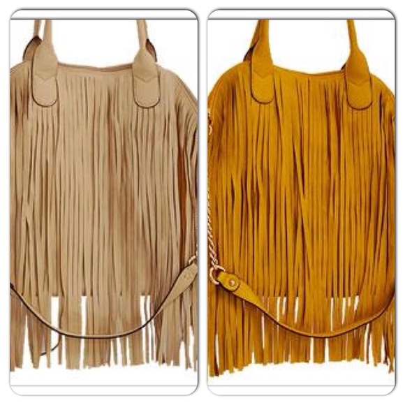 Handbags - 👜🎀New Fringe Faux Leather Handbags are here👜🎀