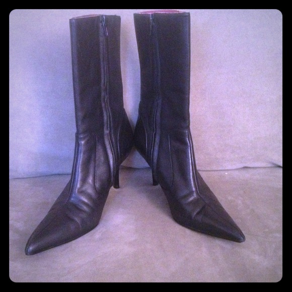 Steve Madden Cityy Mid-Calf Leather Boots