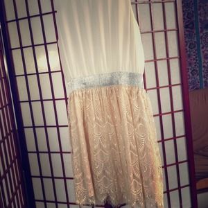 New dress with lace skirt