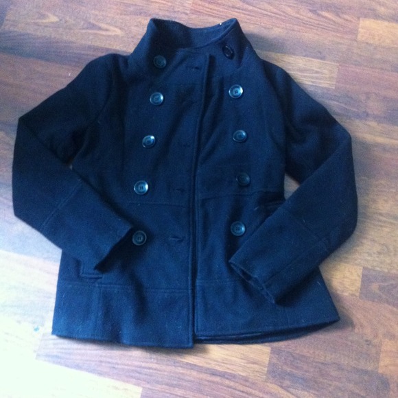 SOLD*******Black peacoat