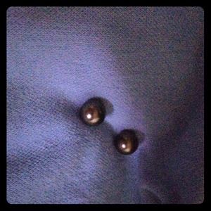 Tahitian pearl earrings