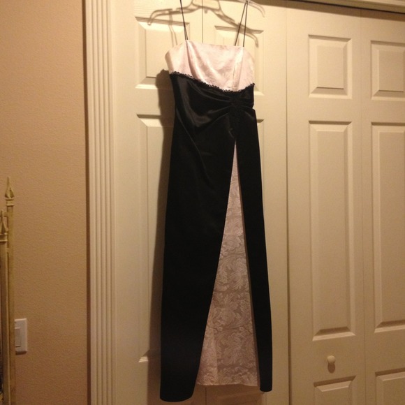 Black & Pink Prom Dress