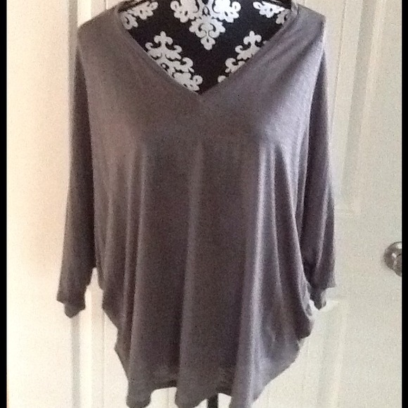 SOLD^^^^^RESERVED****Grey sheer top brand new