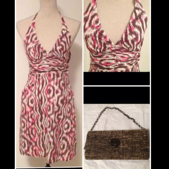 ✨Bundle✨H&M halter dress & clutch