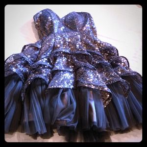 Silver sequin Cindy dress