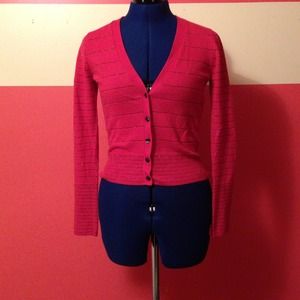 Orange American Eagle Cardigan