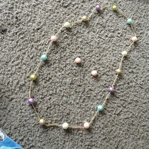 Nice multi color jewelry set