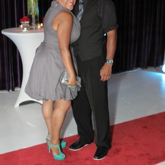 Bubble Hem Wrap Dress - Picture 4 of 4