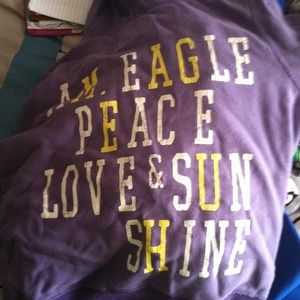 Purple size medium American eagle sweater