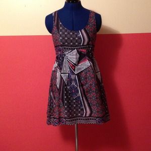 Ultra Flirt Patterned Dress