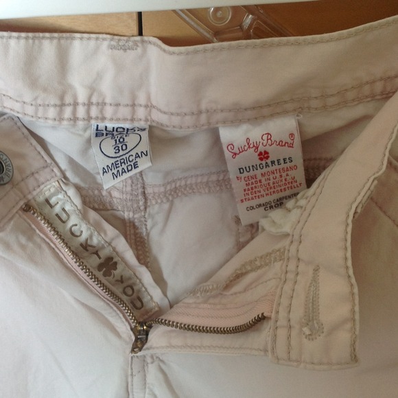 HOLD @okiedoak**********Lucky Brand Cropped 10/30 - Picture 3 of 3