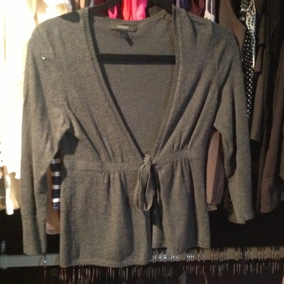 Express tie sweater. Bnwot
