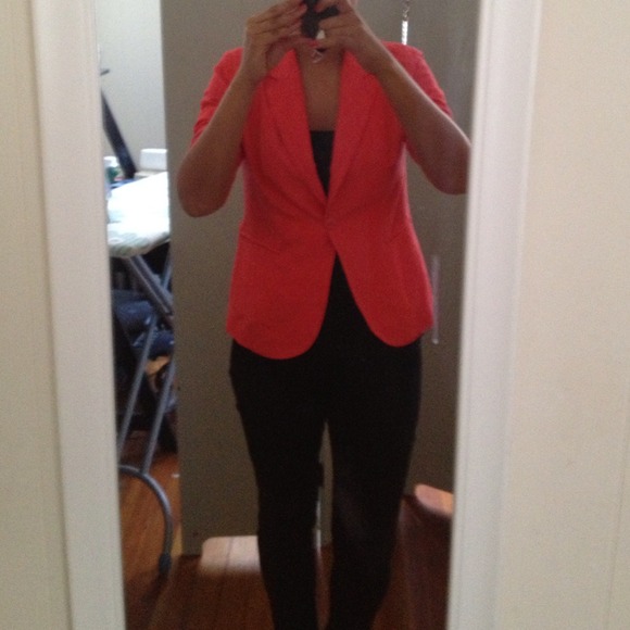 Olivia Moon Neon Pink Blazer