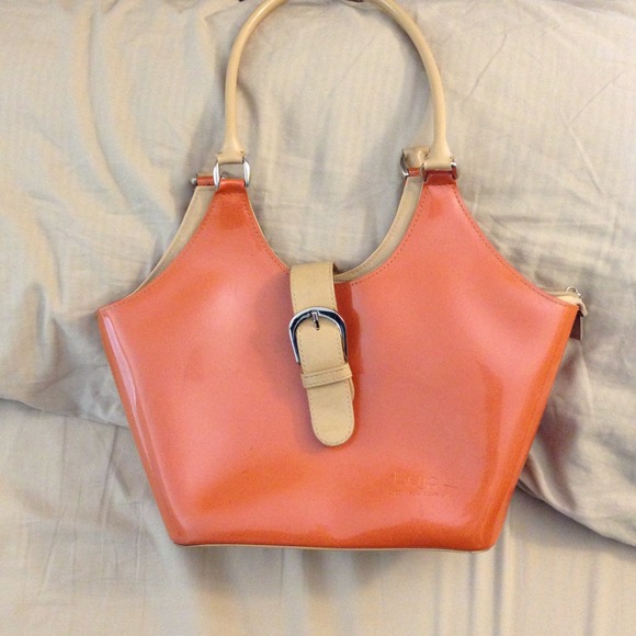 Cream orange Beijo bag