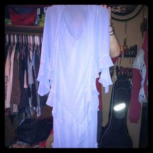 €**REDUCED**€ Elegant Periwinkle Layered Dress