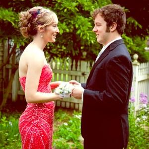 Hand-beaded Prom Dress