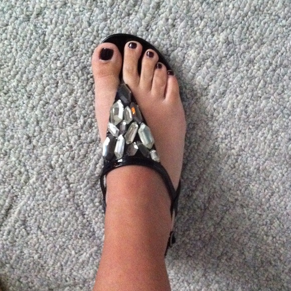 Black & silver sandal reserved for @ kfosyer1212