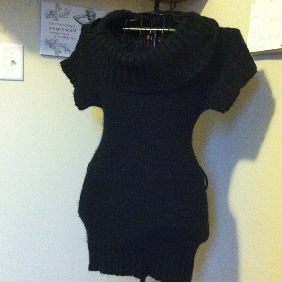 Black sweater dress - Picture 1 of 2