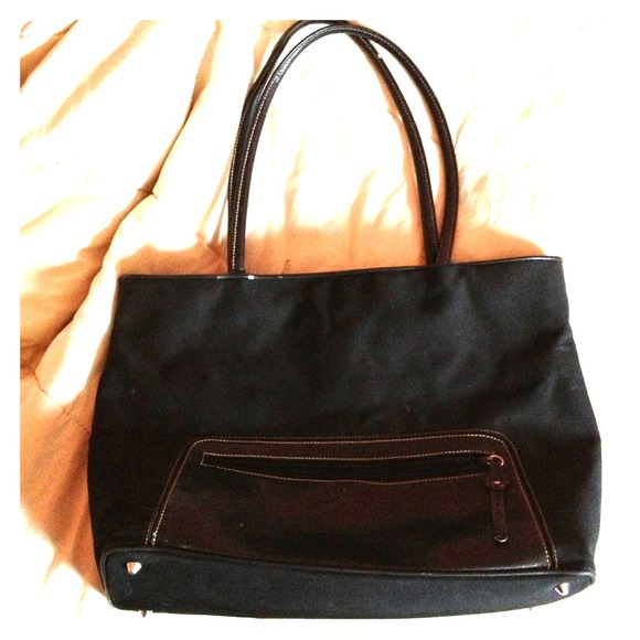 Large black purse