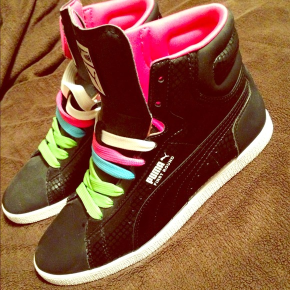 On sale today Funky Puma sneakers.