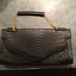 black evening bag