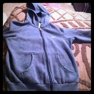 Sold! Dark grey Nike hoodie zip up