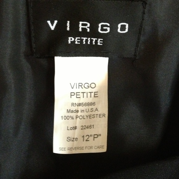 💫✨sold in a bundle Virgo Petite Black Dress 12 - Picture 4 of 4