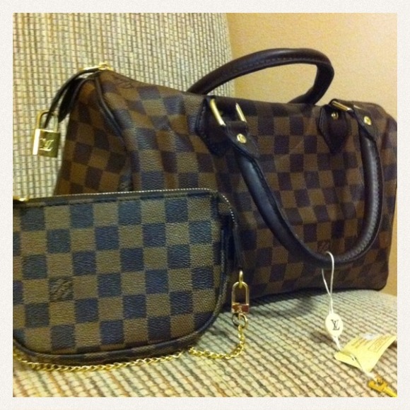 Louis Vuitton Speedy and Wallet