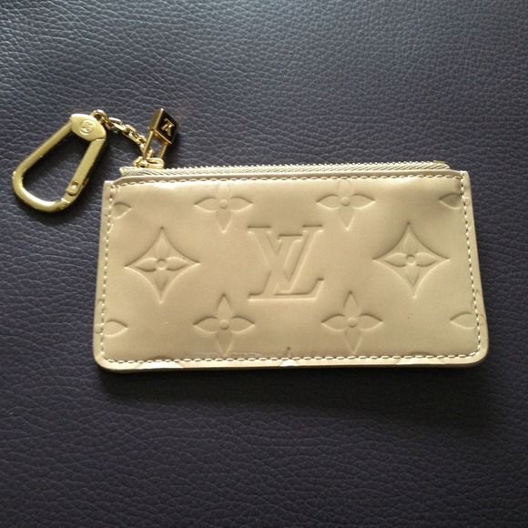 Sold-Authentic LV key and coin holder