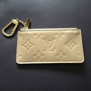 Sold-Authentic LV key and coin holder