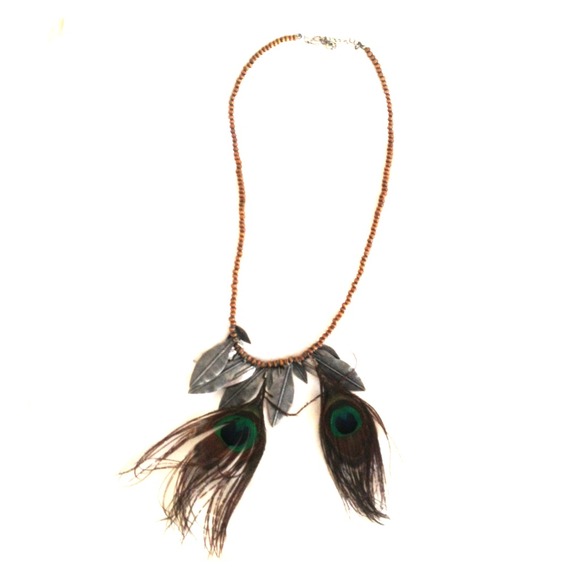 Peacock necklace