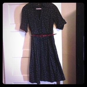 TRADED! Super cute polka dot shirt dress