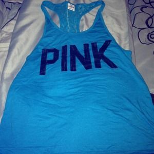 Pink VS tank worn once No Trades or PP