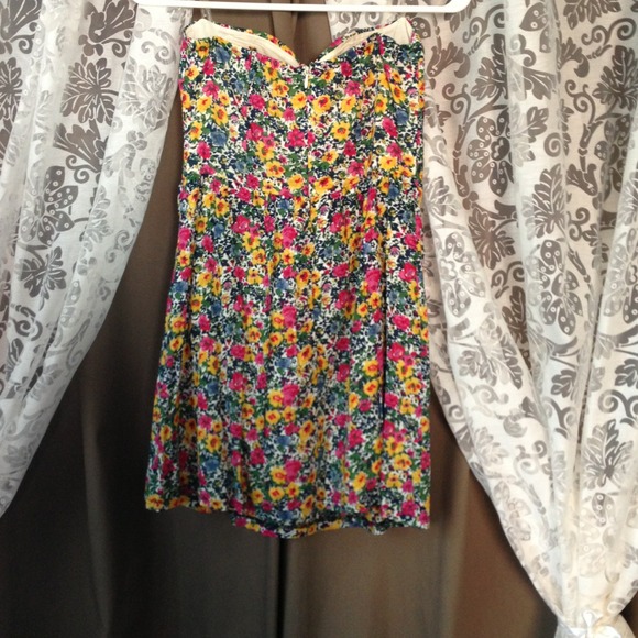 FLORAL TUBE DRESS - Picture 2 of 2