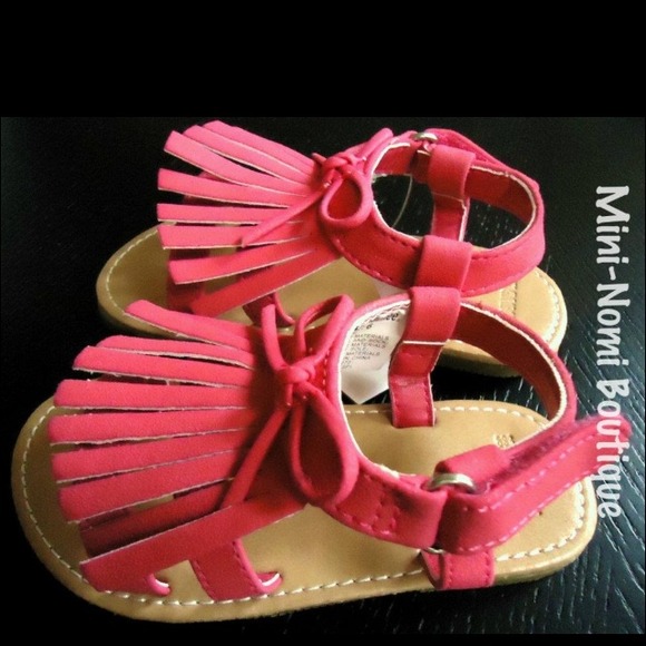 🔴SOLD🔴Gymboree Pink faux Suede Sandals