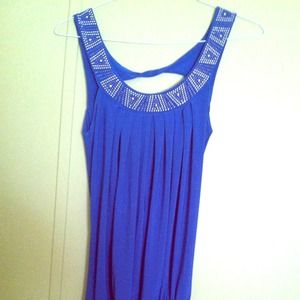 Bright Blue Dress