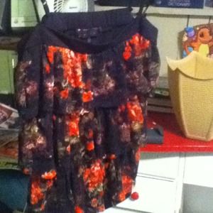 Lacey Ruffled Rose Tank Top