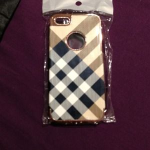 BURBERRY IPhone 5 case BRAND NEW. NEVER OPENED!!!!