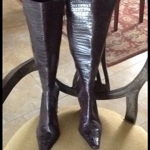 Nine West Leather  Boots