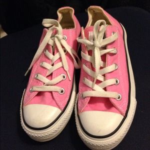 Pink converse and brandy top bundle