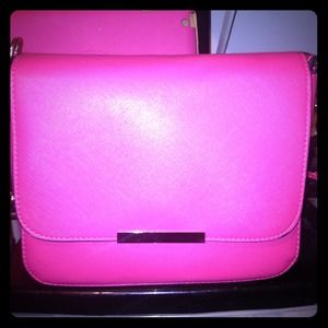 Hot pink shoulder bag!!