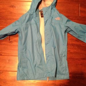 Kids large north face rain jacket