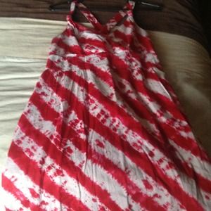 Sold/traded Criss-cross back maxi dress