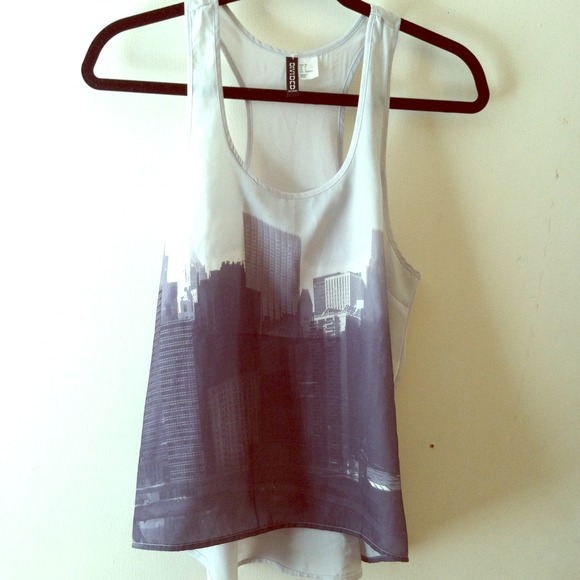 City Skyline Racerback