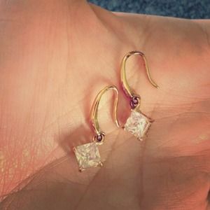 14K Gold Cubic Zirconia Earrings
