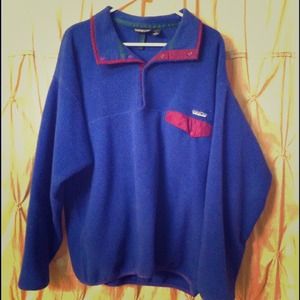 Patagonia Fleece Pullover -royal blue