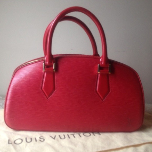 Authentic Red LV handbag