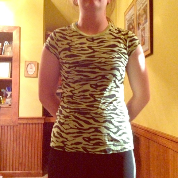 Lime green top