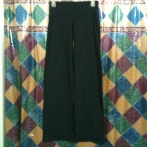 Groove Black Wide Leg Yoga Pants